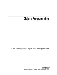 Cover of Clojure Programming